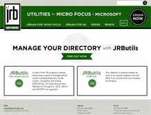 Tablet Screenshot of jrbsoftware.com